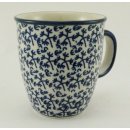 Bunzlauer Keramik Tasse MARS, Becher, blau/weiß - 0,3 Liter, (K081-P364)