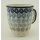 Bunzlauer Keramik Tasse MARS, Becher, Blautöne, UNIKAT - 0,3 Liter (K081-AS55)