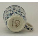 B-Ware Bunzlauer Keramik Tasse MARS, Becher, Blumen, signiert - 0,3 Liter (K081-AS45)
