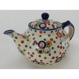 U N I K A T / Modern für 1,3Liter Tee, Bunzlauer Keramik Teekanne C017-AS38 
