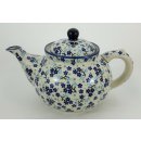 Bunzlauer Keramik Teekanne, für 1,3Liter Tee, (C017-AS45), S I G N I E R T