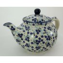 Bunzlauer Keramik Teekanne, f&uuml;r 1,3Liter Tee, (C017-AS45), S I G N I E R T