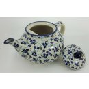 Bunzlauer Keramik Teekanne, f&uuml;r 1,3Liter Tee, (C017-AS45), S I G N I E R T