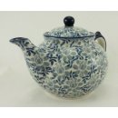 Bunzlauer Keramik Teekanne, Kanne f&uuml;r 1,3Liter Tee, (C017-AS53) U N I K A T