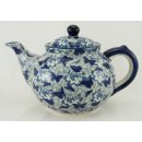 Bunzlauer Keramik Teekanne, Kanne f&uuml;r 1,3Liter Tee, (C017-AS56) U N I K A T