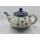 Bunzlauer Keramik Teekanne, Kanne für 1,3Liter Tee, (C017-ASS), Blumen