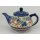 Bunzlauer Keramik Teekanne, Kanne für 1,3Liter Tee, (C017-KOKU), S I G N I E R T