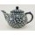 Bunzlauer Keramik Teekanne, Kanne für 1,3Liter Tee, (C017-MKOB) U N I K A T