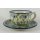 Bunzlauer Keramik Tasse mit Unterteller (F036-TAB1), U N I K AT - 0,3 Liter