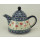 Bunzlauer Keramik Teekanne spitz, Kanne f&uuml;r 0,9Ltr. Tee,  (C005-P232)