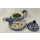 Bunzlauer Keramik Teekanne spitz, Kanne für 0,9Ltr. Tee,  (C005-P232)