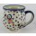 Bunzlauer Keramik Tasse BÖHMISCH MAXI Becher (K068-AS38) - UNIKAT - 0,45Liter