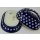Bunzlauer Keramik Butterdose  für 250g Butter, blau/weiß (M077-70A)