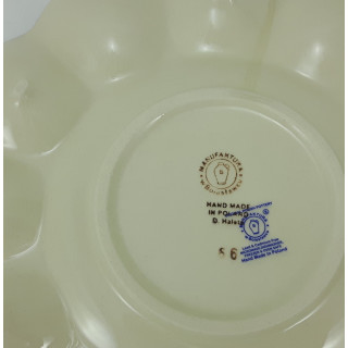 T140-WA Bunzlauer Keramik Eierteller für 12 Eier Servierteller Eierplatte 