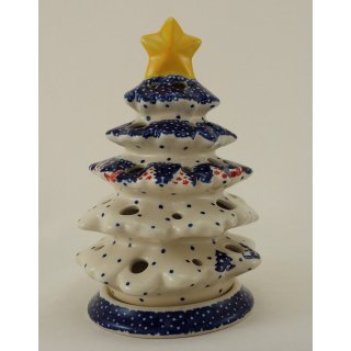 mit Stern Deko Bunzlauer Keramik Teelicht-Tannenbaum C008-U22 Weihnachten 