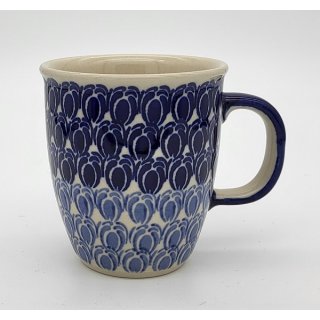 Bunzlauer Keramik Tasse MARS - blau/weiß - 0,3 Liter (K081-GP16)