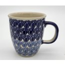 Bunzlauer Keramik Tasse MARS - blau/weiß - 0,3 Liter (K081-GP16)