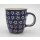 Bunzlauer Keramik Tasse MARS - blau/weiß - 0,3 Liter, Sterne (K081-LG01)
