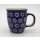 Bunzlauer Keramik Tasse MARS, Becher, Blautöne, UNIKAT - 0,3 Liter (K081-ZP02)