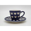 Bunzlauer Keramik Espressotasse mit Untertasse,...