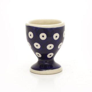 Bunzlauer Keramik Eierbecher, (J050-70A) Punkte, blau/weiß, 13,30 €