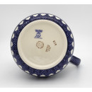 Bunzlauer Keramik Krug; Blumenvase; Milchkrug; 1,9Liter, Herzen, (D039-SEM)