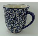 B-Ware Bunzlauer Keramik Tasse MARS Maxi - blau/weiß - 0,43Liter (K106-MAGD)