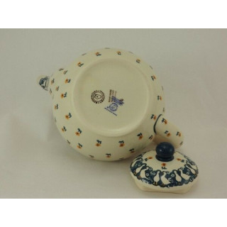 C017-P322 Gänse Bunzlauer Keramik Teekanne Kanne für 1,3Liter Tee 
