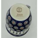 B-Ware Bunzlauer Keramik Tasse MARS Maxi - Becher, blau/weiß/grün - 0,43 Ltr. (K106-54)