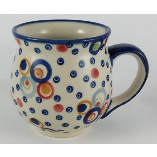 B-Ware Bunzlauer Keramik Tasse B&Ouml;HMISCH MAXI Becher (K068-AS38) - UNIKAT - 0,45Liter