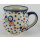 B-Ware Bunzlauer Keramik Tasse BÖHMISCH MAXI Becher (K068-AS38) - UNIKAT - 0,45Liter