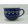 B-Ware Bunzlauer Keramik Tasse Cappuccino, Milchcafe - Herzen - 0,45 Liter, (F044-DSS)