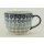 B-Ware Bunzlauer Keramik Tasse, Cappuccino, Milchcafe, UNIKAT modern, (F044-AS55) 0,45L