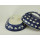 B-Ware Bunzlauer Keramik Butterdose  für 250g Butter, blau/weiß, Herzen (M077-SEM)