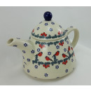 B-Ware Bunzlauer Keramik Teekanne spitz, Kanne für 0,9Ltr. Tee  (C005-GILE)