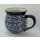 B-Ware Bunzlauer Keramik Tasse BÖHMISCH MAXI, Becher, blau/weiß; 0,45 Liter (K068-P364)
