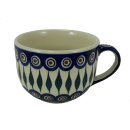 B-Ware Bunzlauer Keramik Tasse Cappuccino, Milchcafe -...