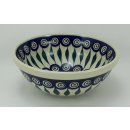 B-Ware Bunzlauer Keramik Schale MISKA, Schüssel, Salat,blau/weiß, ø17cm(M090-54) V=0,6L