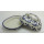 B-Ware Bunzlauer Keramik Butterdose  für 250g Butter, blau/weiß (M077-LISK)