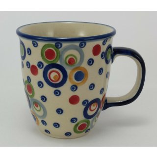 B-Ware Bunzlauer Keramik Tasse MARS - Becher - 0,3 Liter (K081-AS38) U N I K A T modern