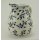 B-Ware Bunzlauer Keramik Krug; Blumenvase; Milchkrug; 0,9Ltr., Blätterranke (D041-LISK)