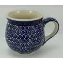 B-Ware Bunzlauer Keramik Tasse BÖHMISCH - Becher - runde Form - 0,25 Liter, (K090-63)