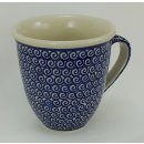 B-Ware Bunzlauer Keramik Tasse MARS Maxi - Becher - blau/weiß - 0,43 Liter, (K106-63)