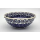 B-Ware Bunzlauer Keramik Schale MISKA, Schüssel, Salat blau/weiß, ø20cm(M091-DPMA)V=1L