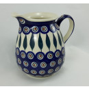 B-Ware Bunzlauer Keramik Krug, Blumenvase, Milchkrug, 0,9Liter (D041-54)