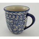 B-Ware Bunzlauer Keramik Tasse MARS Maxi - Becher - blau/weiß - 0,43 Liter, (K106-P364)
