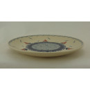 B-Ware Bunzlauer Keramik Teller, Essteller, Kuchenteller, Frühstück, ø 22cm (T134-DPML)