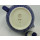 B-Ware Bunzlauer Keramik Teekanne, Kanne für 1,3Liter Tee, blau/weiß (C017-WA)