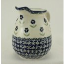 B-Ware Bunzlauer Keramik Krug; Blumenvase; Milchkrug; 0,9Liter, (D041-ASS)