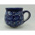 B-Ware Bunzlauer Keramik Tasse BÖHMISCH - Becher - Blumen - 0,25 Liter, (K090-J109)